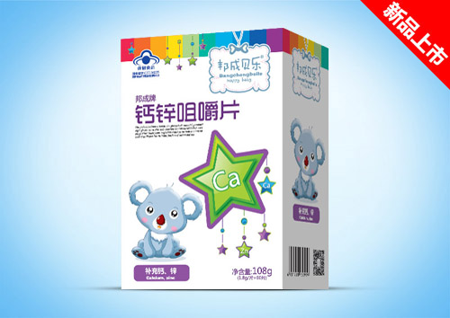 邦成貝樂(lè)鈣鋅咀嚼片盒裝