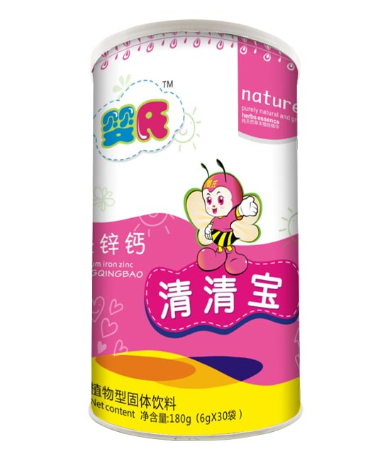 嬰氏鐵鋅鈣清清寶桶裝