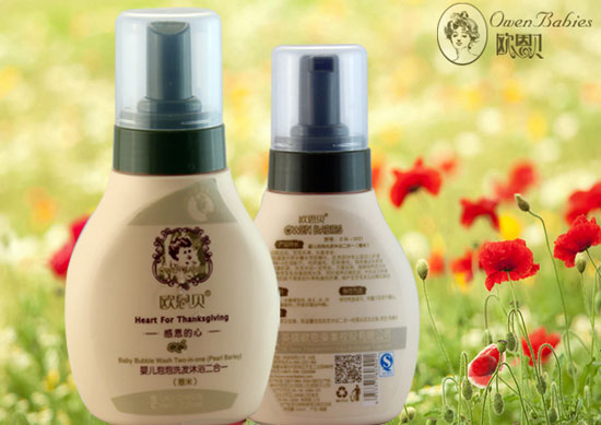 歐恩貝滋養(yǎng)嬰兒泡泡洗沐二合一(薏米)