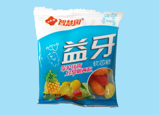 智慧園益牙軟芯糖