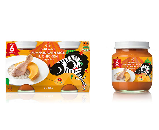 小馬斑斑糙米雞肉燉南瓜嬰兒飯