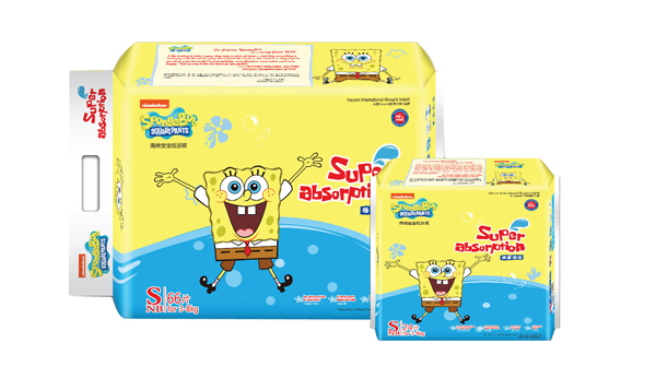 海綿寶寶海量吸收紙尿褲S碼