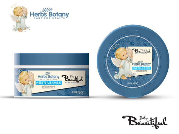 因嘉美秋冬-爽身粉-嬰兒清涼熱痱粉