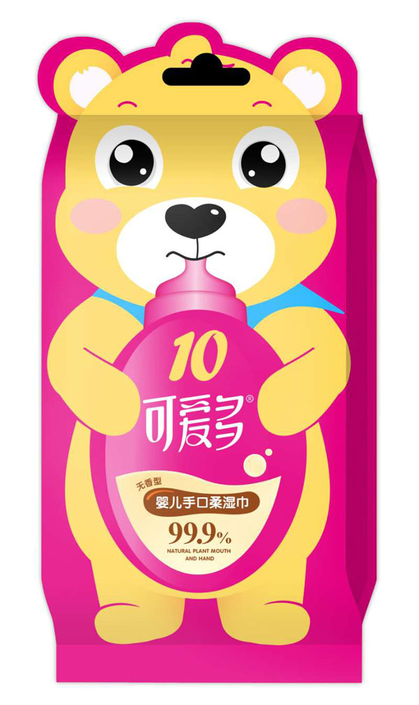 可愛多嬰兒手口柔濕巾