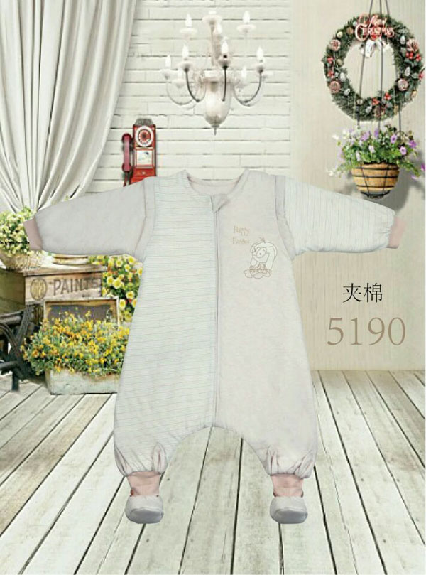 快樂小天天夾棉連體衣