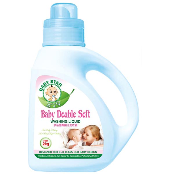 孩子星護(hù)色倍柔嬰兒洗衣液