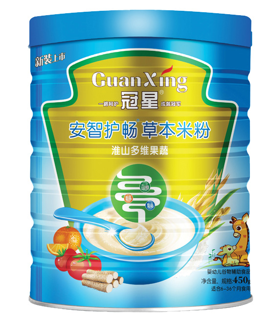 冠星淮山多維果蔬益生菌450克聽(tīng)裝