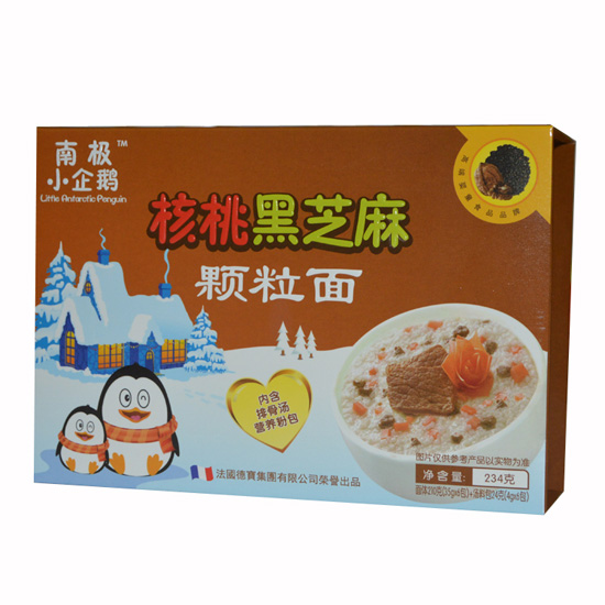 南極小企鵝芝麻顆粒面橫