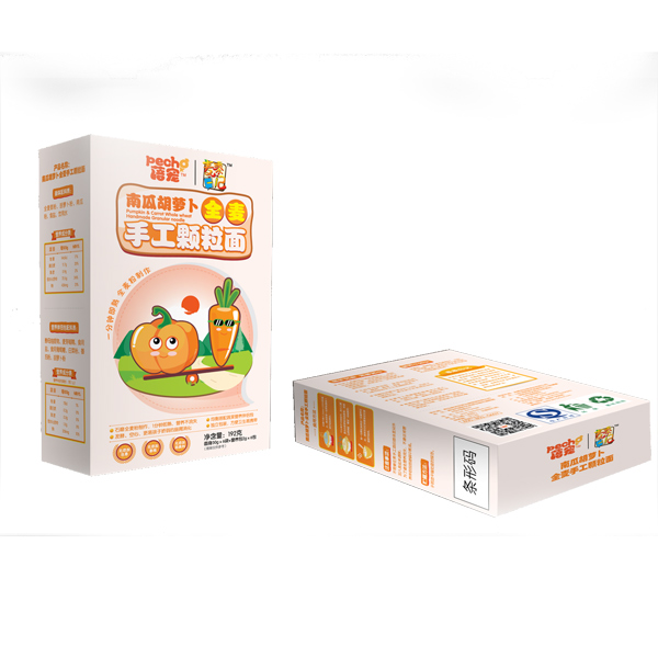 蓓寵南瓜胡蘿卜手工顆粒面