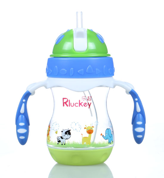 樂起PP帶吸管水壺180ml