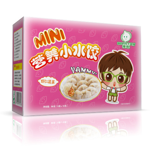 麥聰營(yíng)養(yǎng)小水餃蝦仁蔬菜1