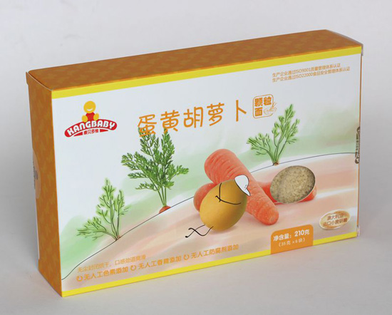 康貝多維蛋黃胡蘿卜顆粒面