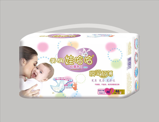 美潤(rùn)娃哈哈瞬吸極薄紙尿褲S碼46片