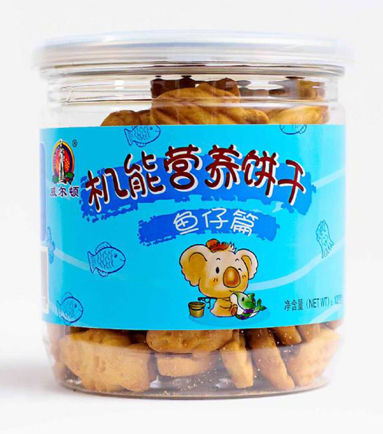 威爾頓100G膠罐機(jī)能餅干(魚仔篇)