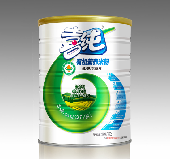 喜純鐵鋅鈣配方有機(jī)營養(yǎng)米粉