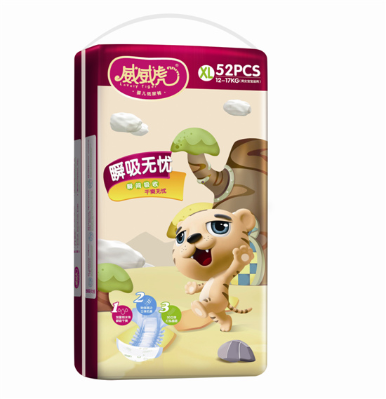 威威虎瞬吸無(wú)憂紙尿褲XL碼52片