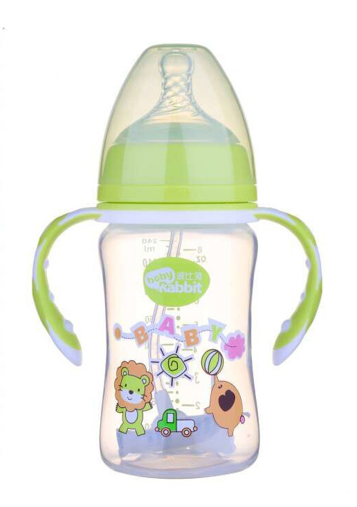 波比兔240ML弧形PP奶瓶