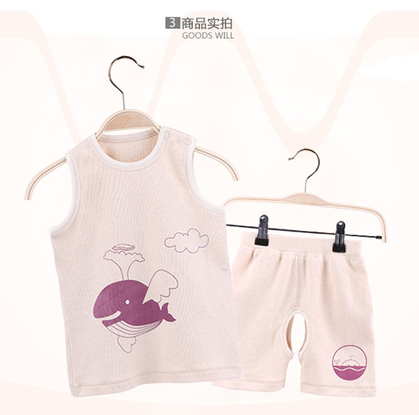 星語(yǔ)伊寶寶背心兒童套裝韓版嬰幼兒夏款