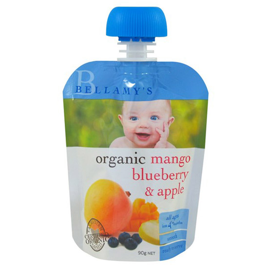 貝拉米有機(jī)芒果藍(lán)莓蘋果泥