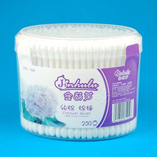 金葫蘆塑料棒棉簽250支橢圓