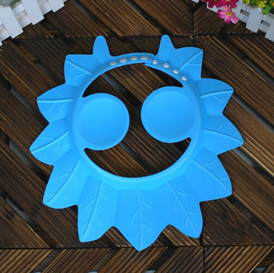 加厚兒童洗頭帽藍(lán)