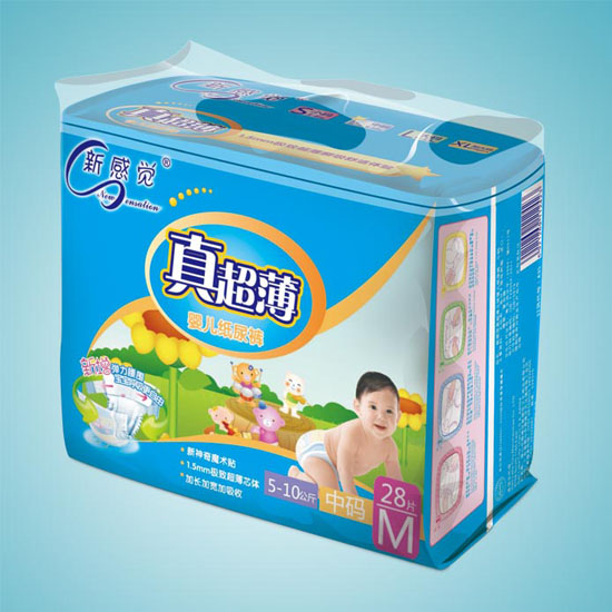 新感覺(jué)真超薄嬰兒紙尿褲M(mǎn)碼28片