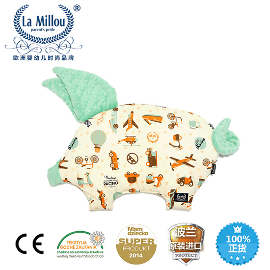 拉米洛汽車(chē)總動(dòng)員小豬枕果漾櫻桃紅