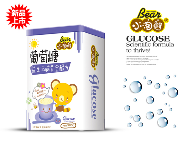 小淘熊益生元腦黃金葡萄糖