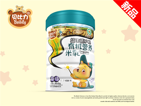 貝比力原味無蔗糖有機營養(yǎng)米乳聽裝