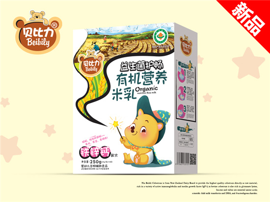 貝比力鈣鐵鋅有機(jī)營(yíng)養(yǎng)米乳盒裝