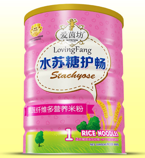 愛(ài)茵坊果蔬纖維多水蘇糖護(hù)暢米粉鐵聽(tīng)1段