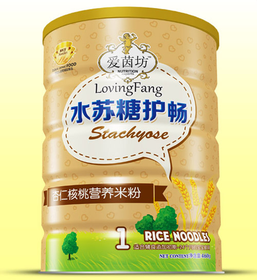 愛(ài)茵坊杏仁核桃水蘇糖護(hù)暢米粉鐵聽(tīng)1段