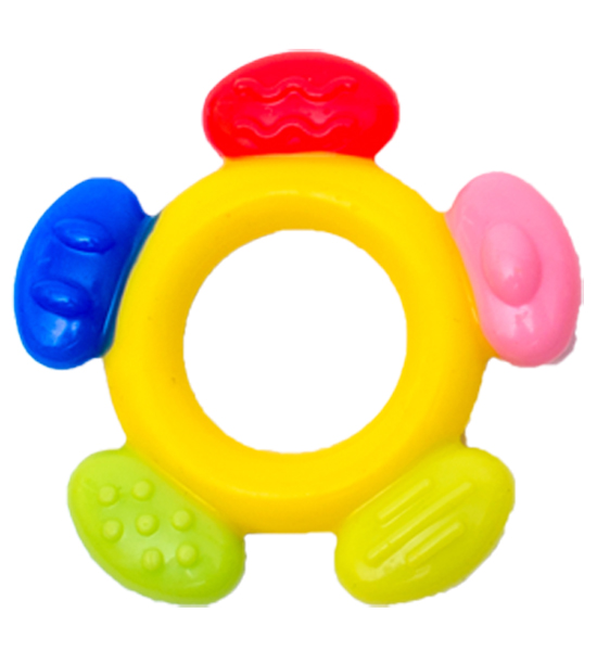 盟寶牙膠圓形五色