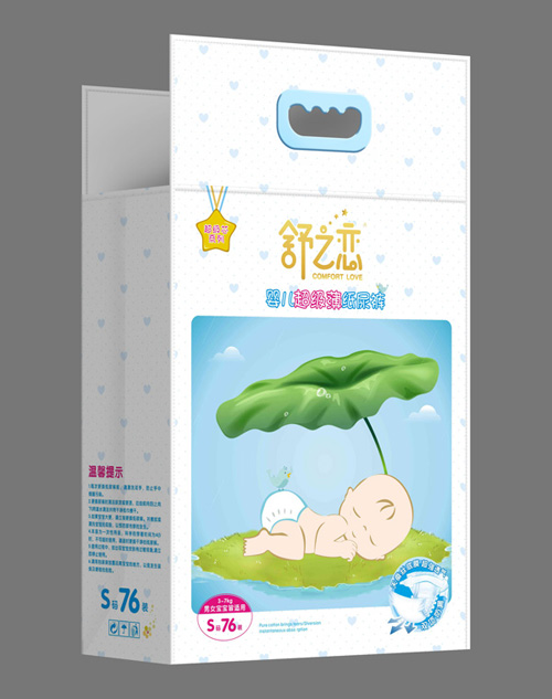 舒之戀嬰兒超級薄紙尿褲S碼76片