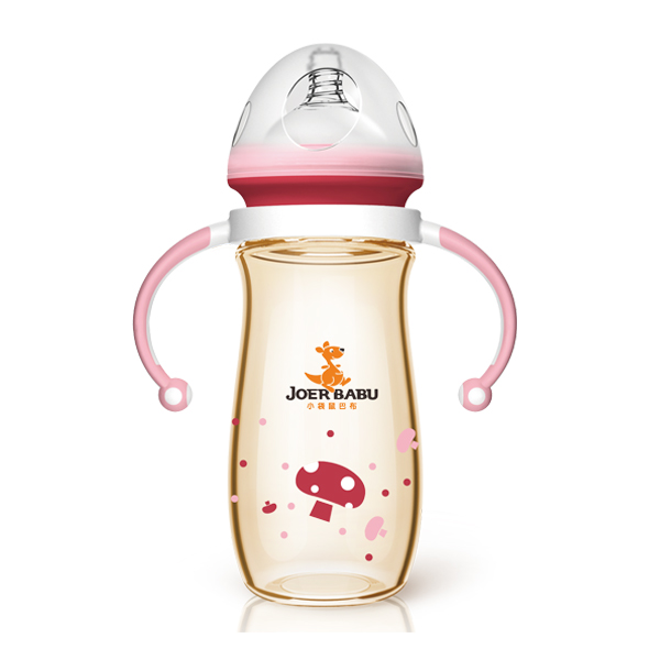 小袋鼠巴布PPSU奶瓶BP-806粉色