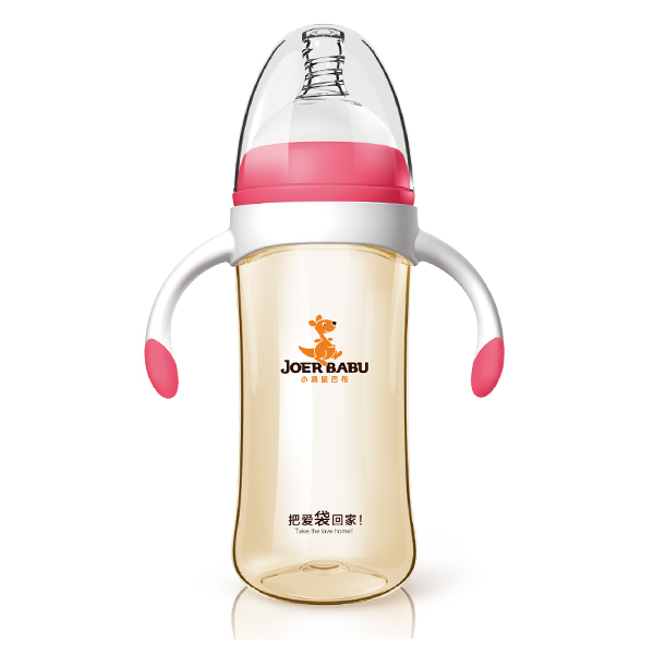 小袋鼠巴布PPSU奶瓶BP-809紅色