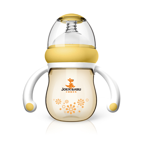 小袋鼠巴布PPSU奶瓶BP-893黃色