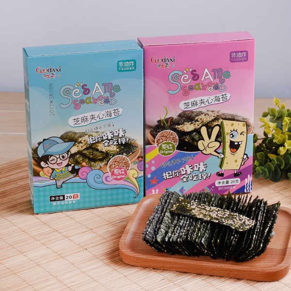 鍋大喜芝麻夾心海苔休閑食品20g.jpg 鍋大喜芝麻夾心海苔休閑食品20g.jpg