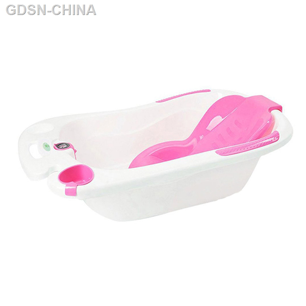 青蛙嘟迪心語測(cè)溫浴盆粉白