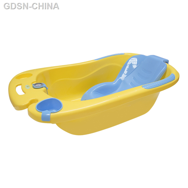 青蛙嘟迪心語測(cè)溫浴盆黃藍(lán)