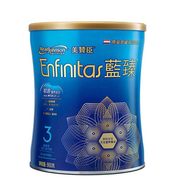 美贊臣藍(lán)臻幼兒配方奶粉3段(12-36月齡幼兒適用)