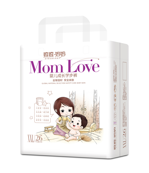 婆婆·媽媽嬰兒成長(zhǎng)學(xué)步褲XXL