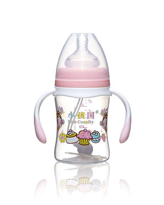 小孩國寬口直身自動PP奶瓶粉色180ML.jpg 小孩國寬口直身自動PP奶瓶粉色180ML.jpg