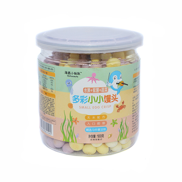 海底小縱隊多彩小小饅頭水果+紫薯+蔬菜