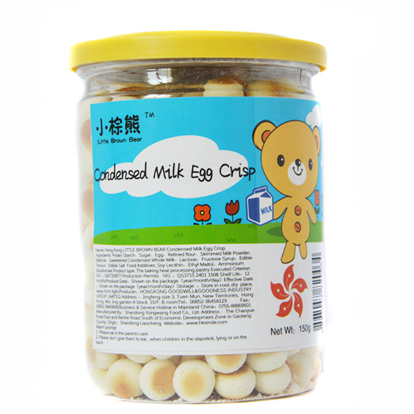 小棕熊特濃牛奶蛋酥150g正