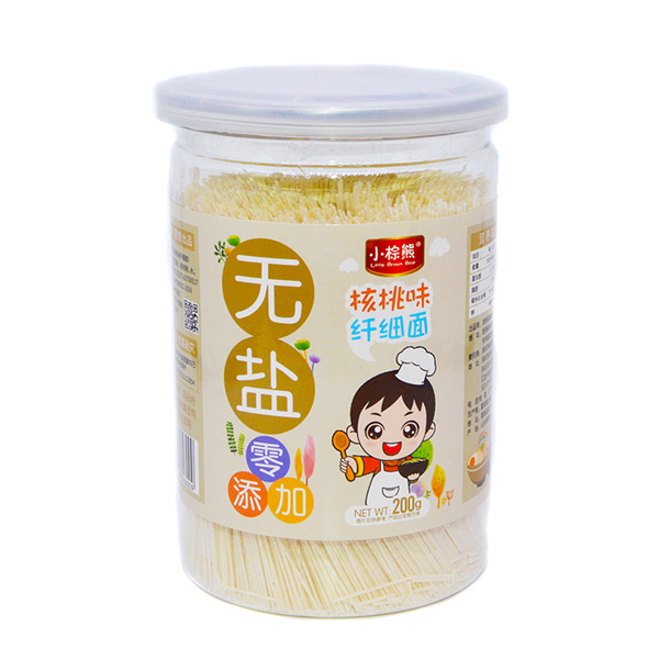 小棕熊無鹽纖細(xì)面核桃味