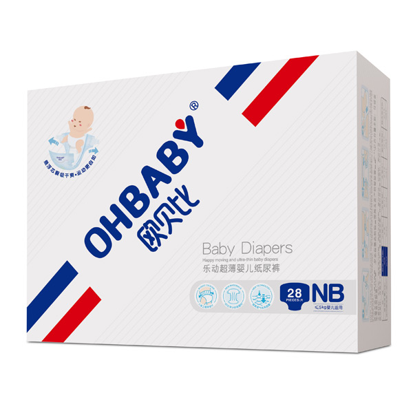 歐貝比樂(lè)動(dòng)超薄嬰兒紙尿褲NB28