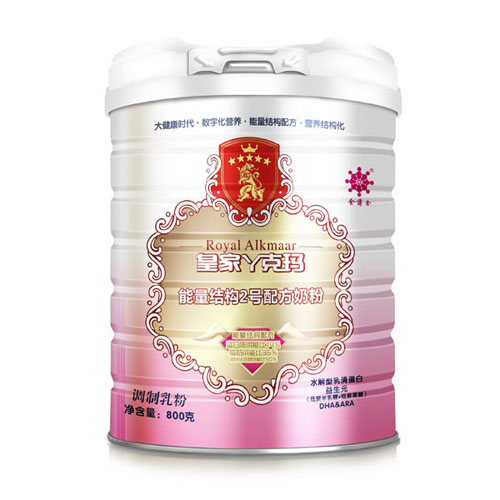 皇家丫克瑪能量結(jié)構(gòu)2號(hào)牛奶粉800克