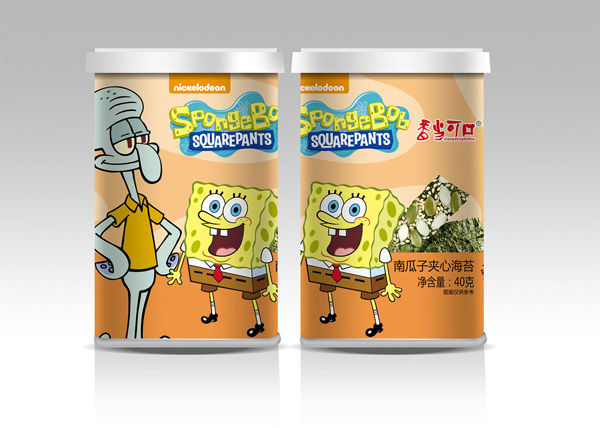 香當可口海綿寶寶系列-南瓜子夾心海苔桶裝.jpg 香當可口海綿寶寶系列-南瓜子夾心海苔桶裝.jpg