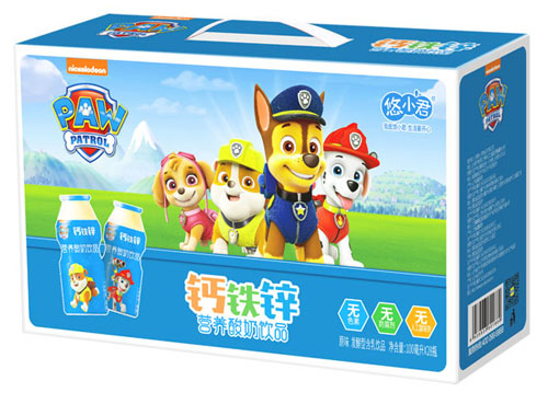 汪汪隊鈣鐵鋅營養(yǎng)酸奶飲品(原味)禮盒